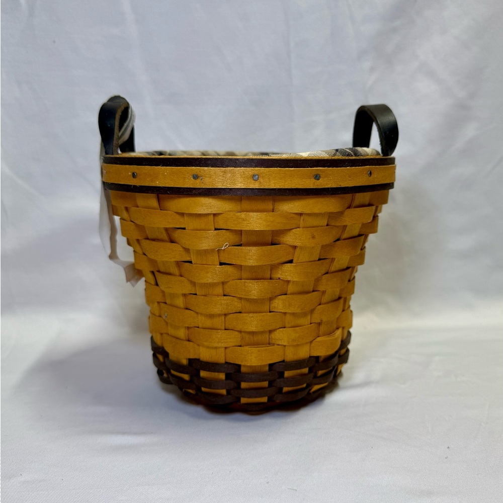 Longaberger 2001 Golf Club Basket w/liner & protector, Signed